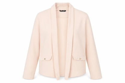 Select Womens Pink V-Neck Polyester Cardigan Jumper Size 12