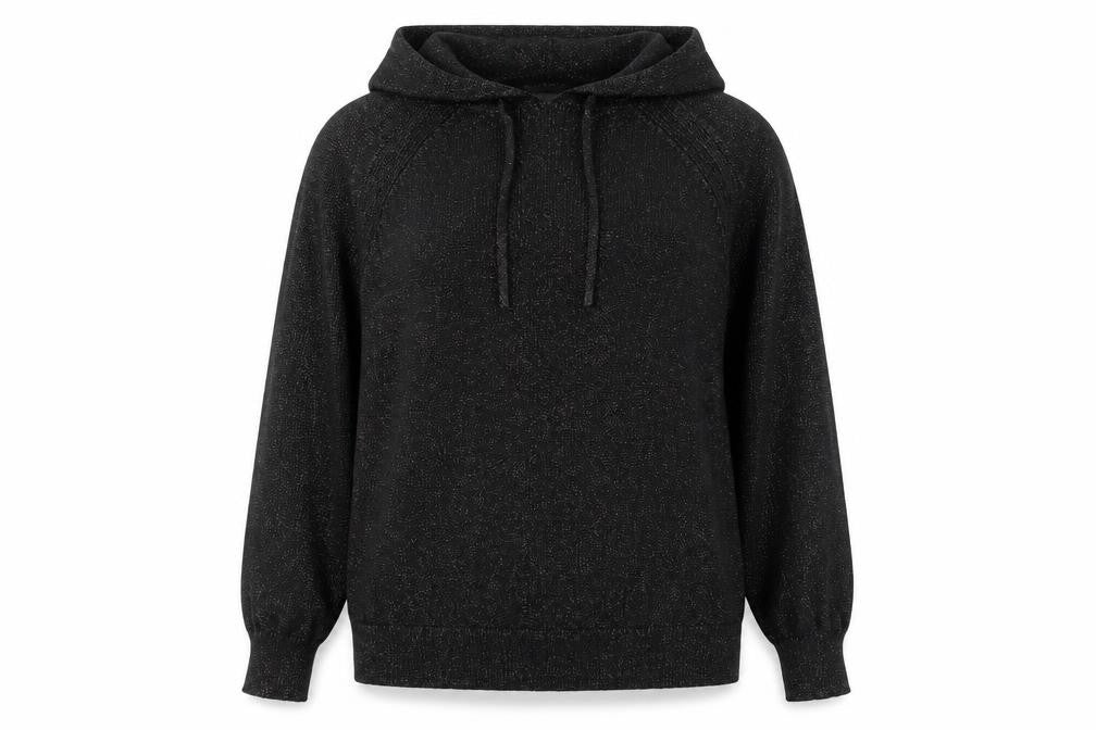 NEXT Womens Black Round Neck Cotton Pullover Jumper Size 12