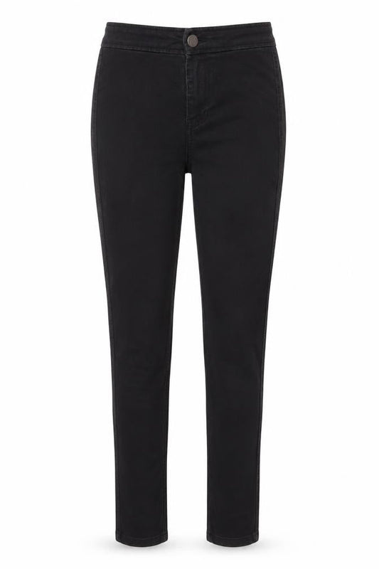 ASOS Womens Black Cotton Skinny Jeans Size 26 in L32 in Regular Button