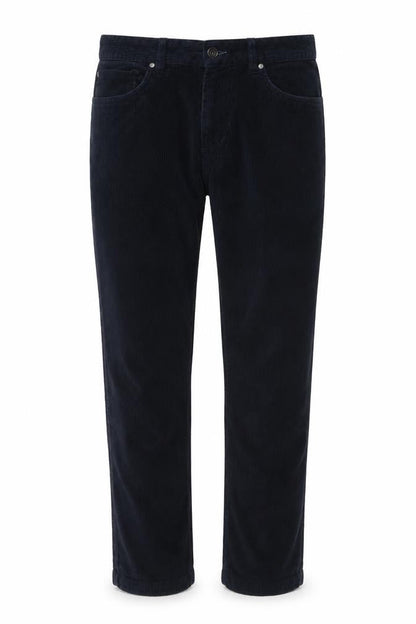 Threadbare Mens Blue Cotton Trousers Size 30 in Regular Button