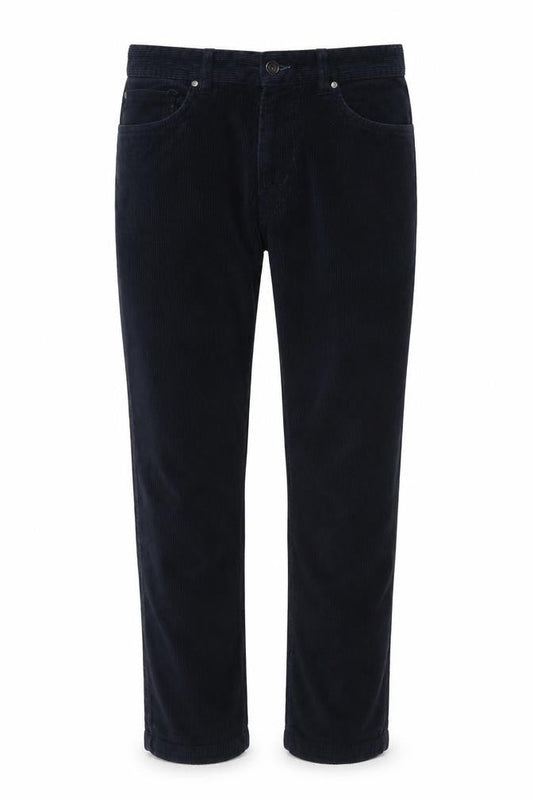 Threadbare Mens Blue Cotton Trousers Size 30 in Regular Button