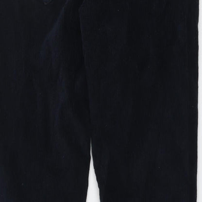 Threadbare Mens Blue Cotton Trousers Size 30 in Regular Button