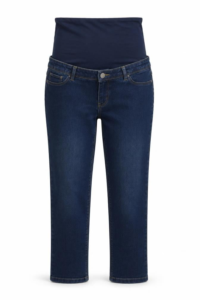 Up2Fashion Womens Blue Cotton Straight Jeans Size 32 in L29 in Regular Button