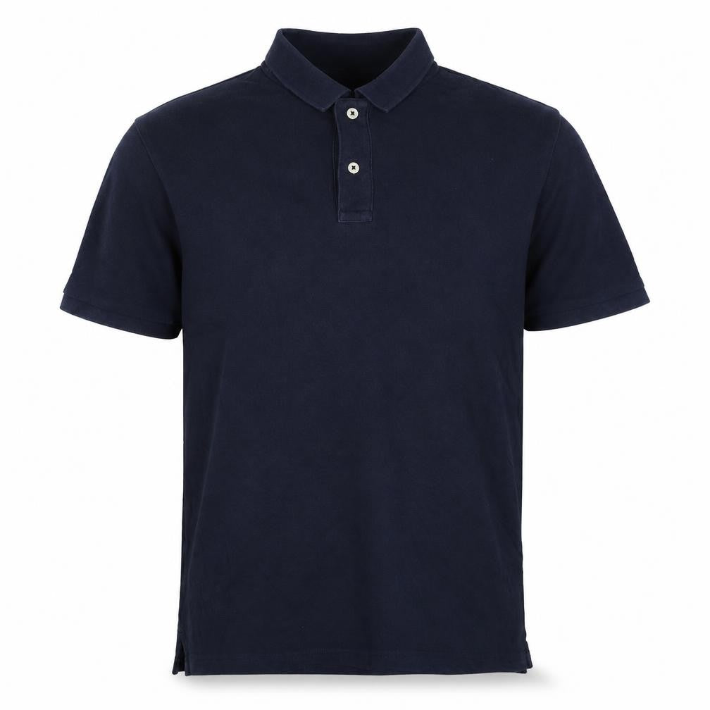 C&A Mens Blue Cotton Polo Size M Collared Pullover