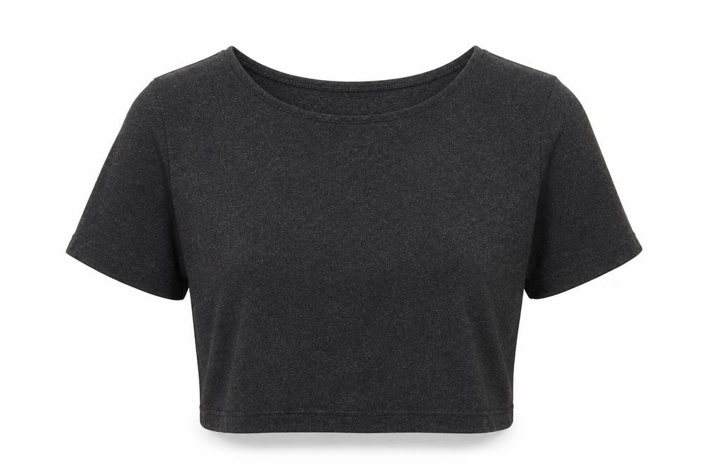 Brave Soul Womens Grey Polyester Basic T-Shirt Size XS Boat Neck