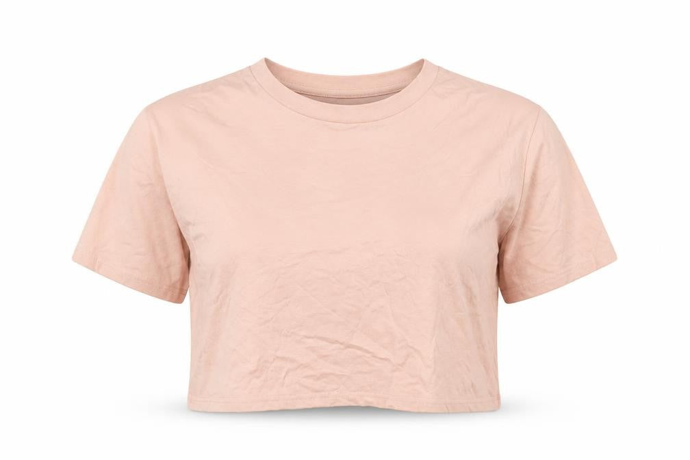 AS Colour Womens Beige Cotton Basic T-Shirt Size XL Round Neck