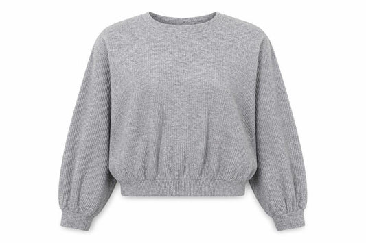 Miss Selfridge Womens Grey Polyester Pullover Sweatshirt Size S Pullover