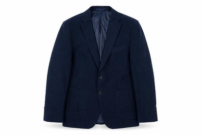 Emmetex Mens Blue Polyester Jacket Suit Jacket Size 44 Regular