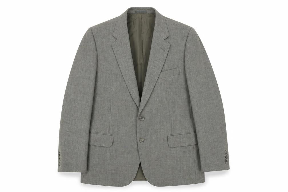 Marks & Spencer Mens Green Polyester Jacket Suit Jacket Size 40 Regular