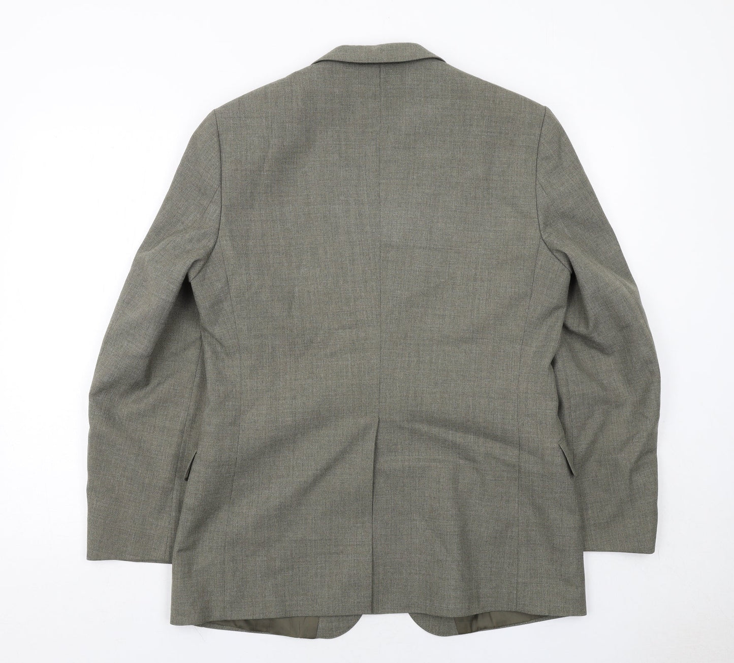 Marks and Spencer Mens Green Polyester Jacket Suit Jacket Size 40 Regular