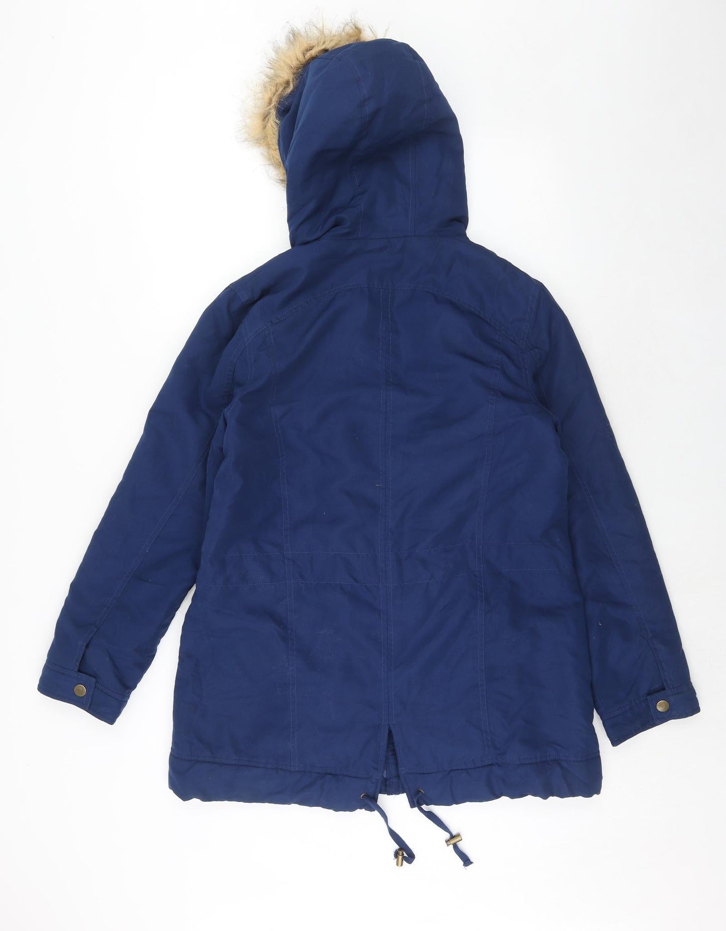 TG Womens Blue Parka Jacket Size 10 Zip