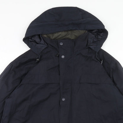 ARMANDO Mens Blue Jacket Size M Zip