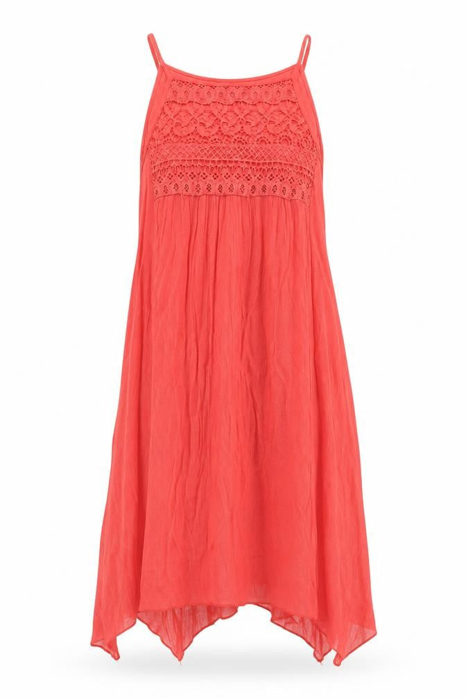 Rebellion Womens Pink Polyester Tank Dress Size M Round Neck Pullover
