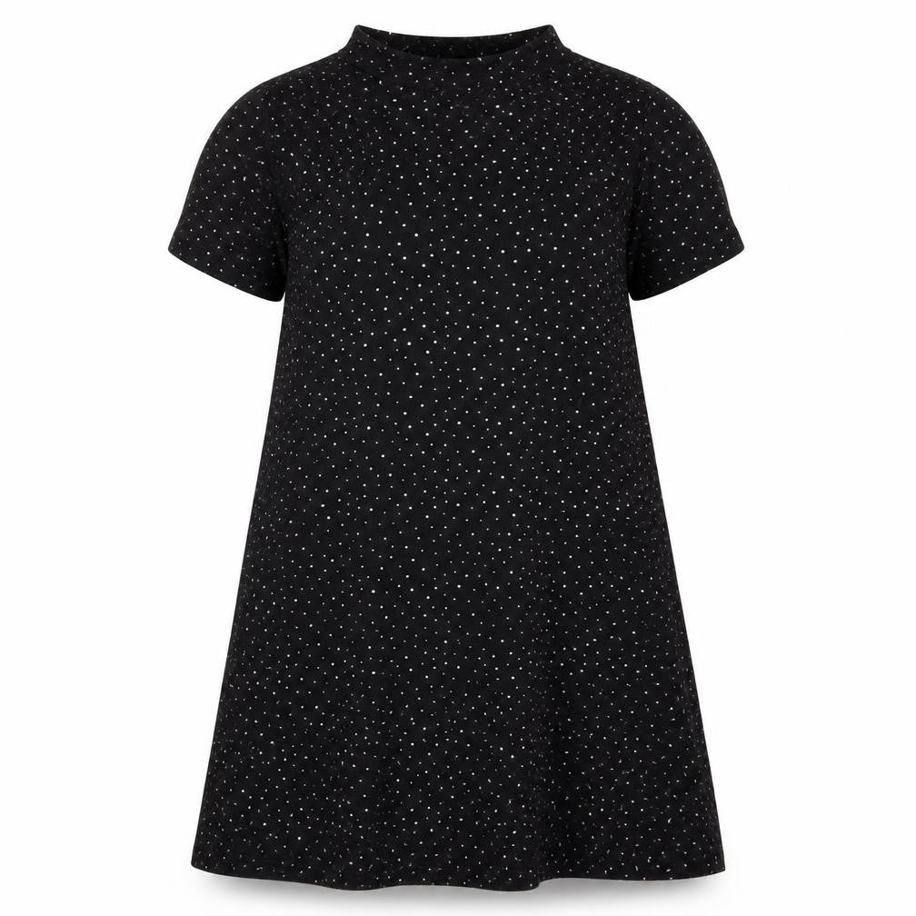 Pull&Bear Womens Black Viscose A-Line Size S Mock Neck Pullover
