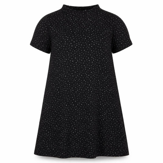 Pull&Bear Womens Black Viscose A-Line Size S Mock Neck Pullover