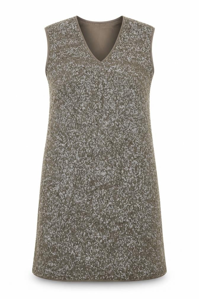 Autograph Womens Brown Polyamide A-Line Size 14 V-Neck Pullover