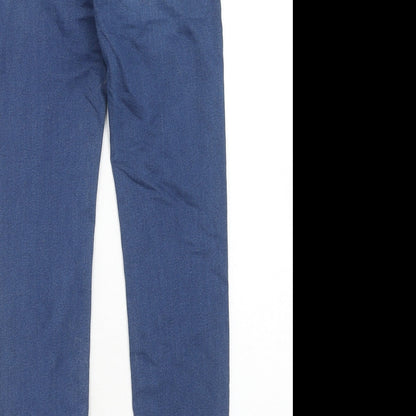 Marks & Spencer Womens Blue Cotton Jegging Jeans Size 6 Regular