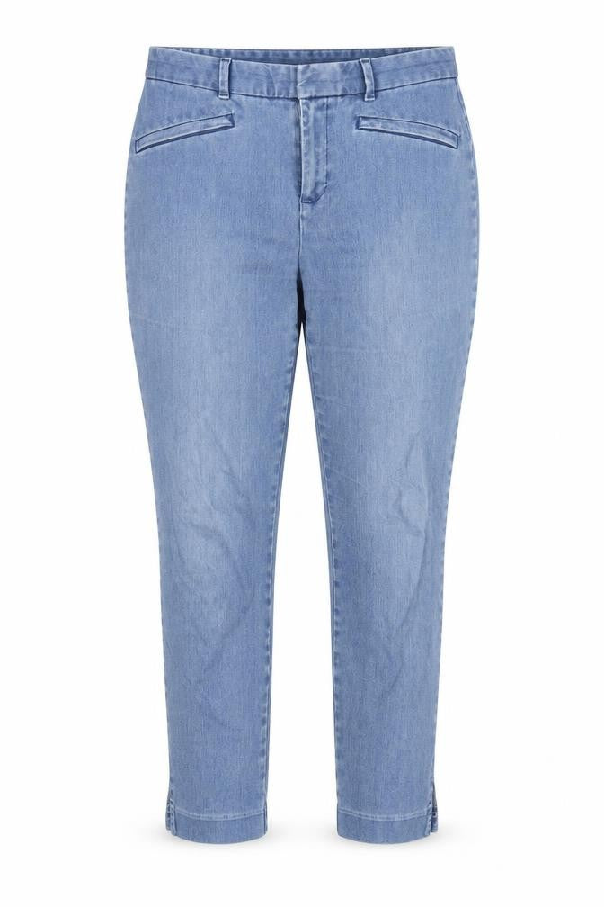 Gap Womens Blue Cotton Tapered Jeans Size 14 Regular Hook & Eye
