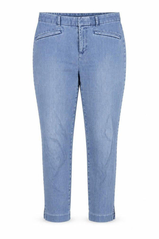 Gap Womens Blue Cotton Tapered Jeans Size 14 Regular Hook & Eye