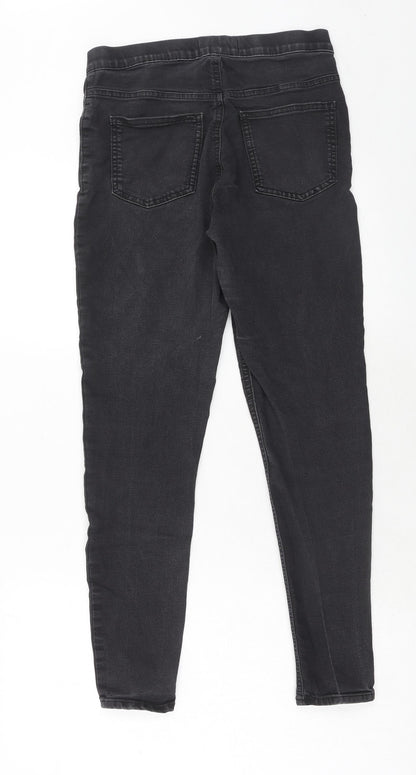 Marks & Spencer Womens Black Cotton Jegging Jeans Size 10 Regular