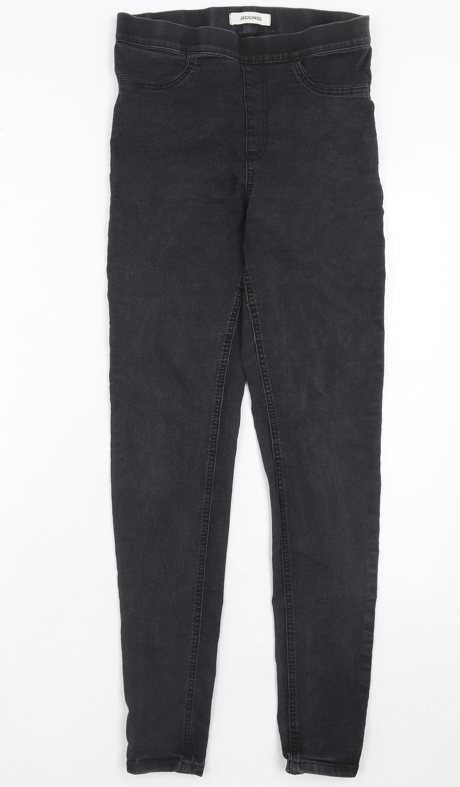 Marks and Spencer Womens Black Cotton Jegging Jeans Size 10 Regular