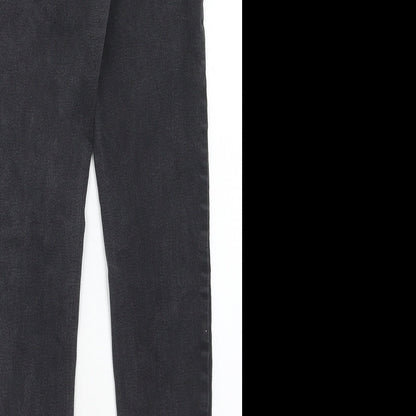 Marks & Spencer Womens Black Cotton Jegging Jeans Size 10 Regular