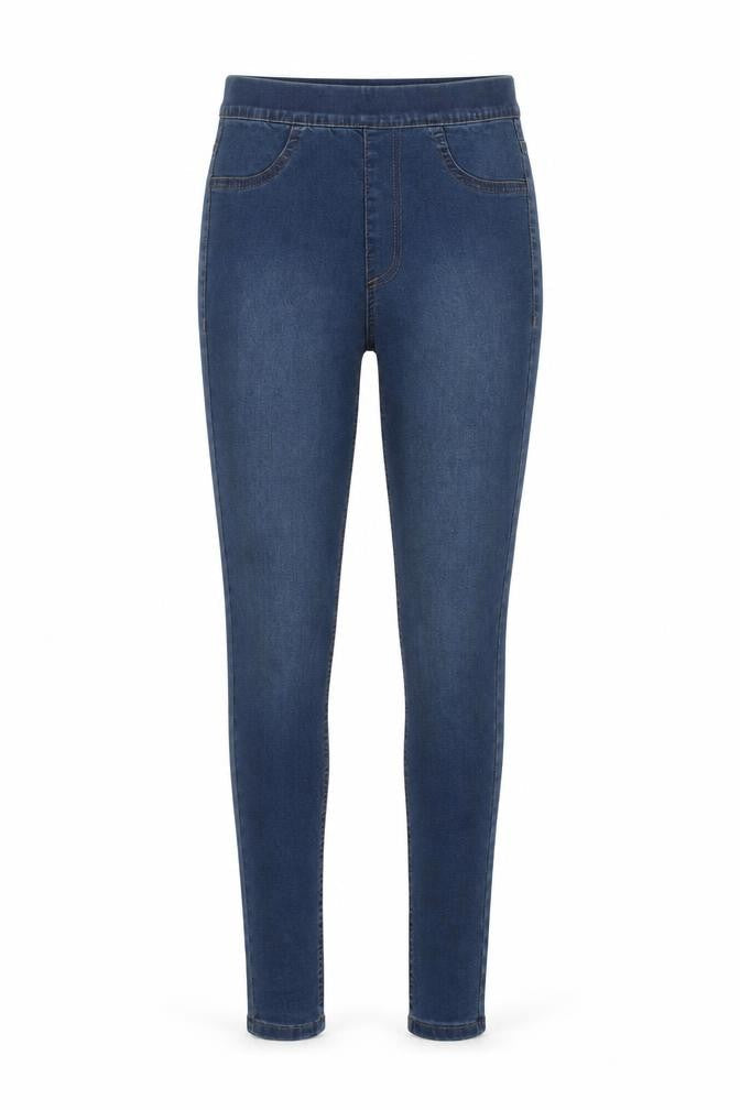 Marks & Spencer Womens Blue Cotton Jegging Jeans Size 6 Regular