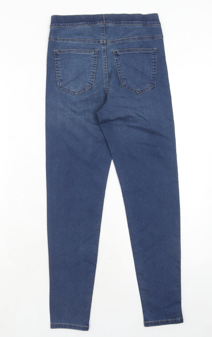 Marks & Spencer Womens Blue Cotton Jegging Jeans Size 6 Regular