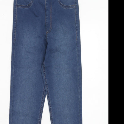 Marks & Spencer Womens Blue Cotton Jegging Jeans Size 6 Regular