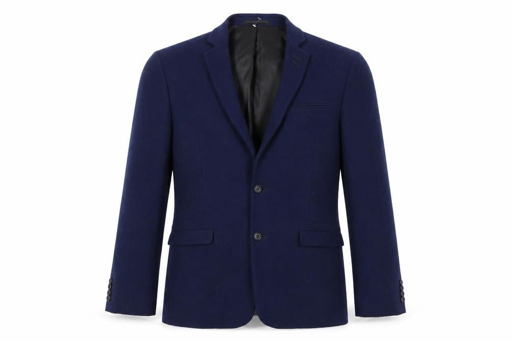 ASOS Mens Blue Wool Jacket Suit Jacket Size 42 Regular
