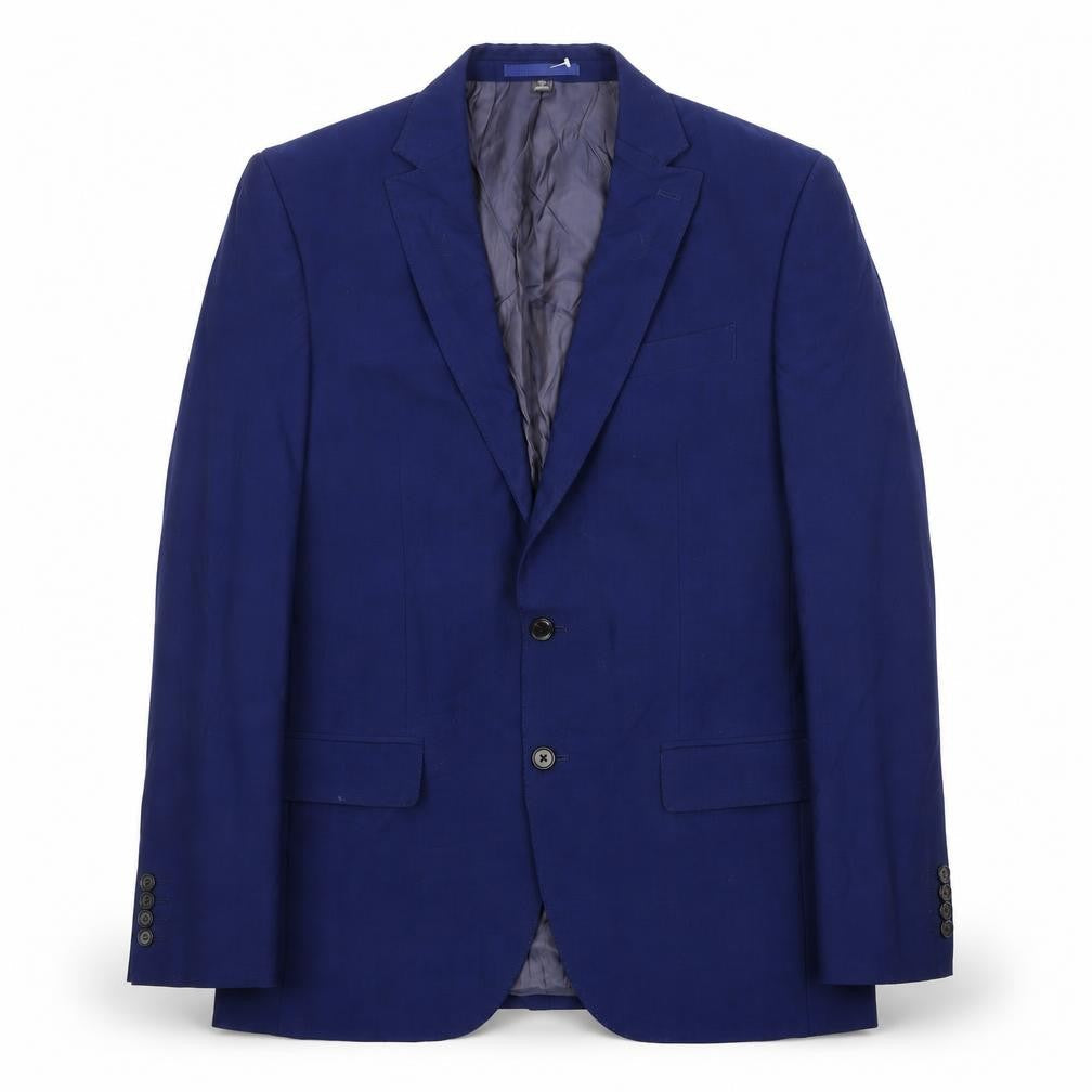 Marks & Spencer Mens Blue Polyester Jacket Suit Jacket Size 40 Regular