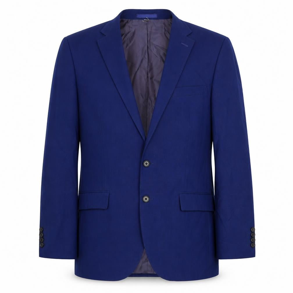 Marks & Spencer Mens Blue Polyester Jacket Suit Jacket Size 40 Regular