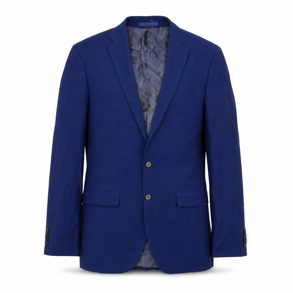 Marks & Spencer Mens Blue Polyester Jacket Suit Jacket Size 40 Regular