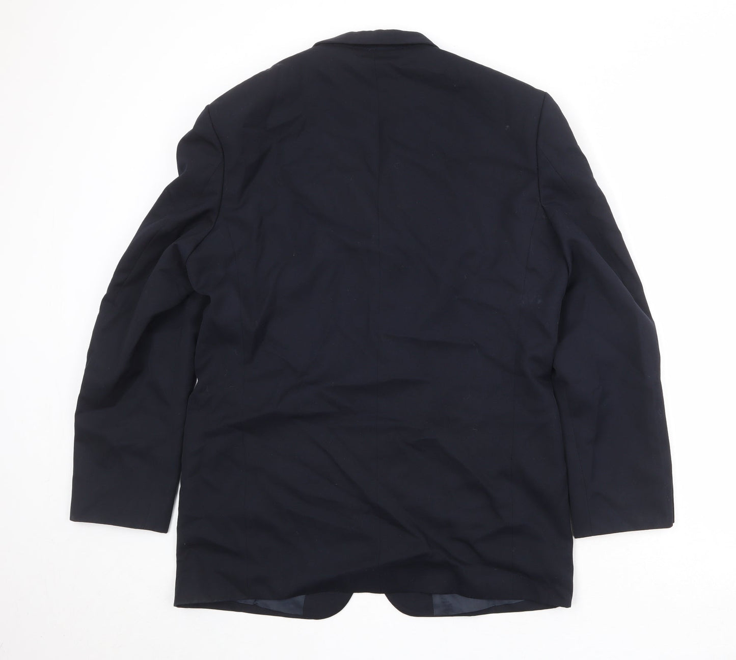Charlton Grey Mens Black Polyester Jacket Suit Jacket Size 40 Regular