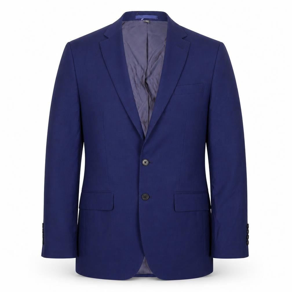 Marks & Spencer Mens Blue Polyester Jacket Suit Jacket Size 38 Regular