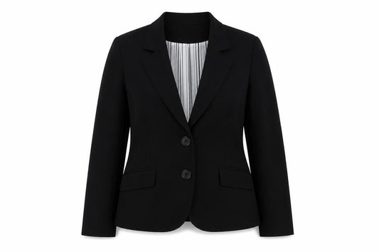 Etam Womens Black Polyester Jacket Blazer Size 12