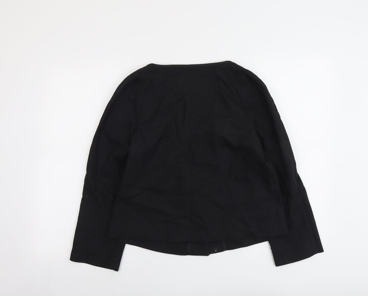 Minuet Womens Grey Jacket Size 10 Button