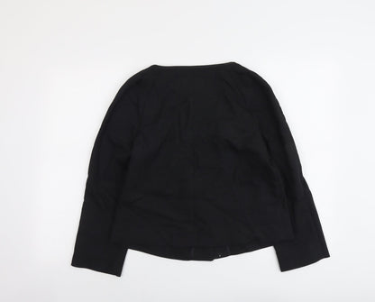 Minuet Womens Grey Jacket Size 10 Button