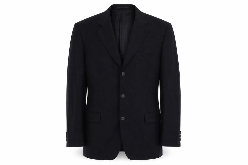 Marks & Spencer Mens Blue Wool Jacket Suit Jacket Size 44 Regular