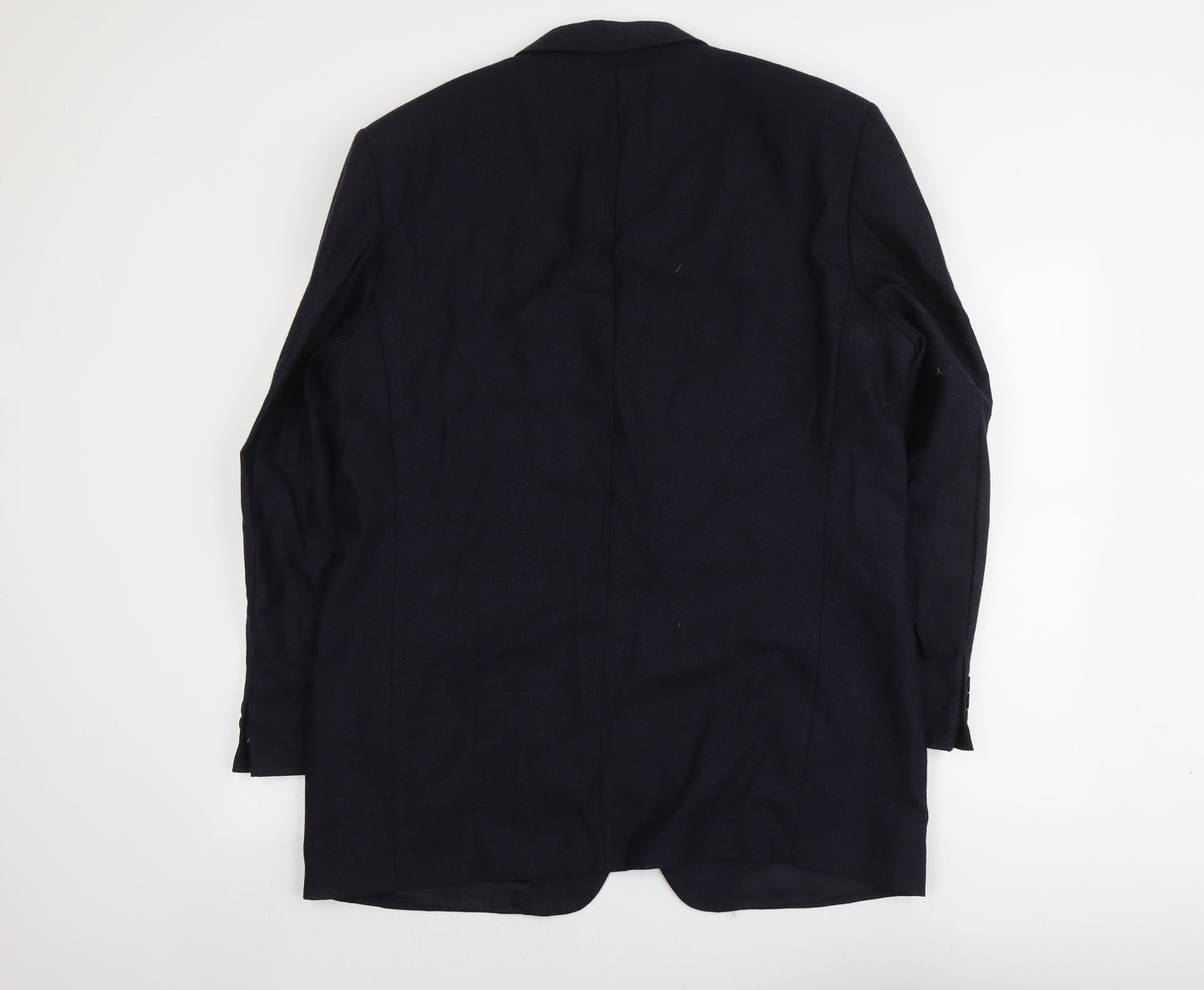 Marks and Spencer Mens Blue Wool Jacket Suit Jacket Size 44 Regular