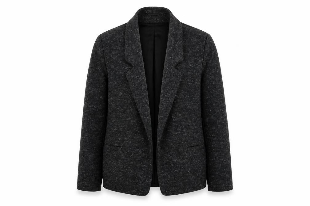 Monsoon Womens Grey Polyester Jacket Blazer Size 10 - Open