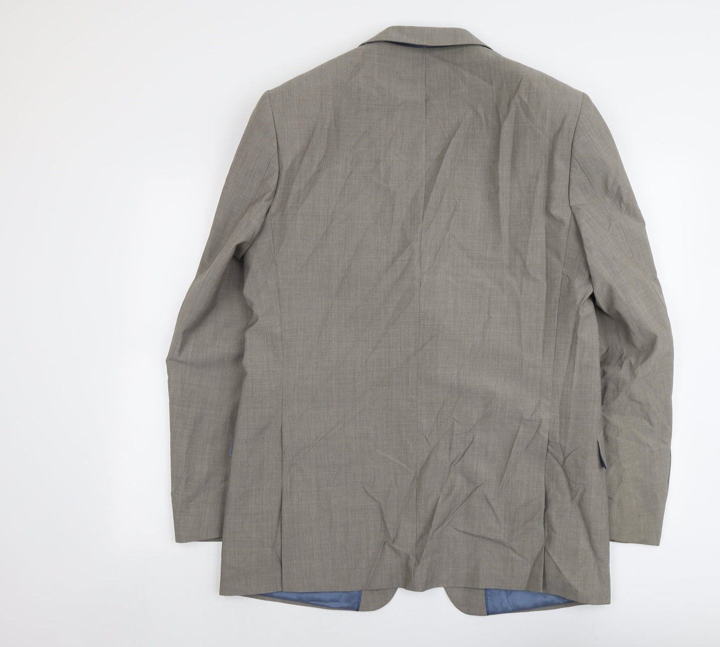 Marks and Spencer Mens Beige Wool Jacket Suit Jacket Size 42 Regular