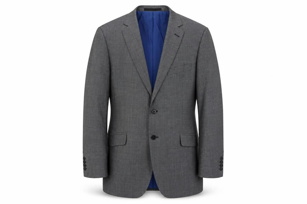 Marks & Spencer Mens Grey Wool Jacket Suit Jacket Size 42 Regular