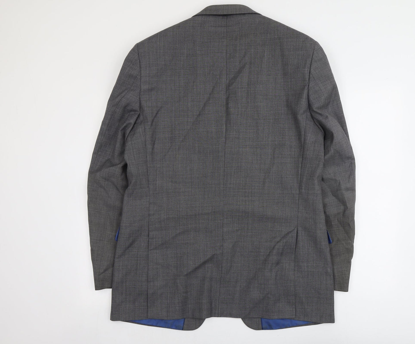 Marks and Spencer Mens Grey Wool Jacket Suit Jacket Size 42 Regular