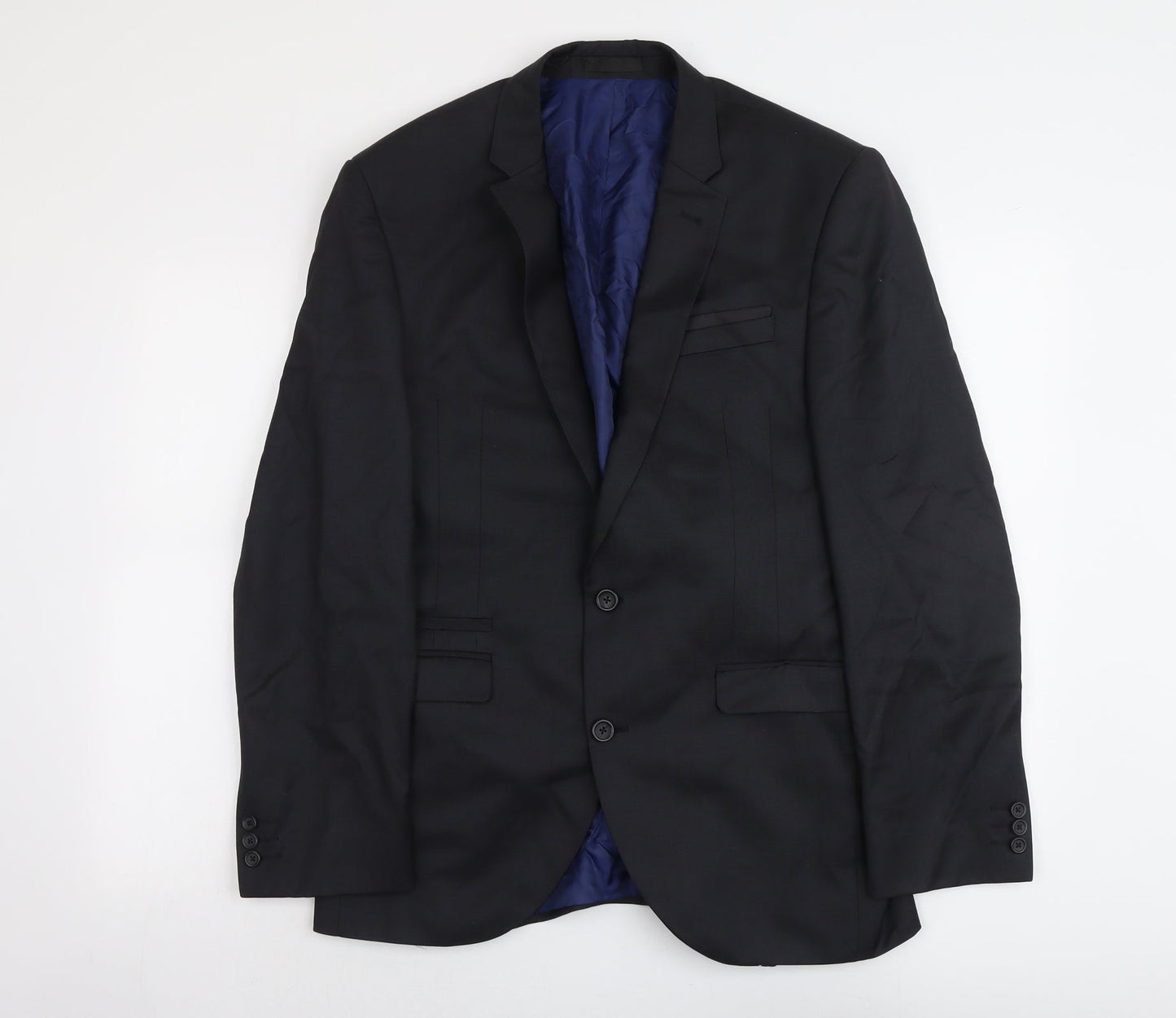NEXT Mens Grey Wool Jacket Suit Jacket Size 40 Regular