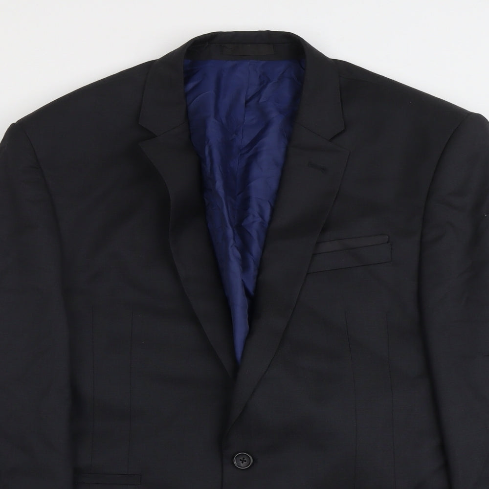 NEXT Mens Grey Wool Jacket Suit Jacket Size 40 Regular