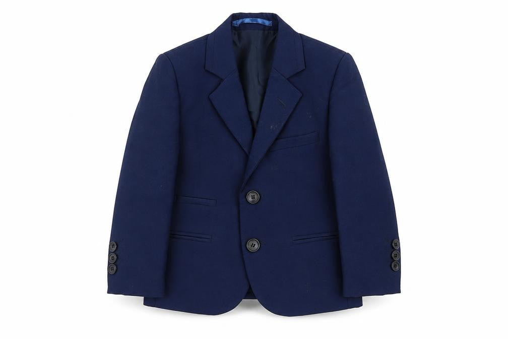 Creon Previs Boys Blue Jacket Blazer Size 2 Years Button