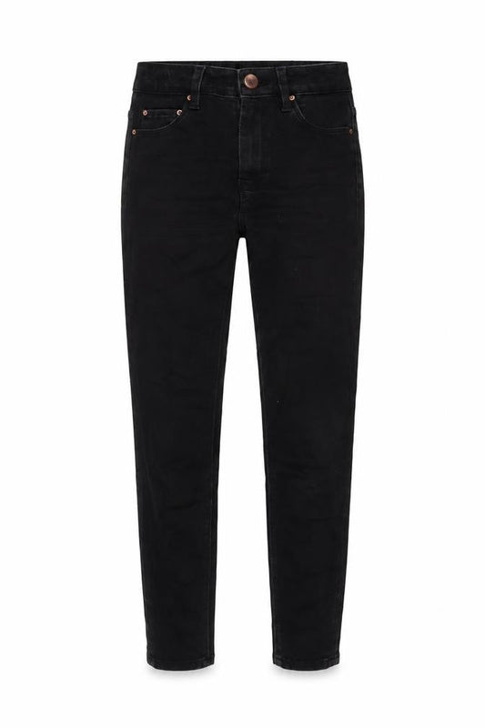 ASOS Womens Black Cotton Skinny Jeans Size 25 in L25 in Regular Button