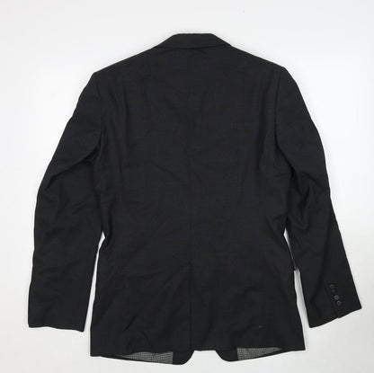 Next Mens Grey Wool Jacket Suit Jacket Size 38 Regular