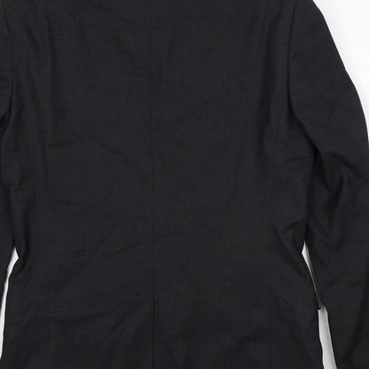 Next Mens Grey Wool Jacket Suit Jacket Size 38 Regular